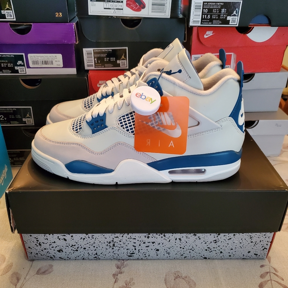 SOLD Jordan 4 Retro Military Blue Men's Size 10 Brand New